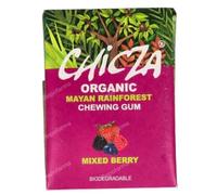 Chicle Orgánico Sabor Frutas del Bosque, Biodegradable, Mayan Rainforest, 8 Unidades x 30 gr. Pack de 3