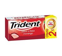 Chicle Trident Fresa Morango