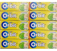 Chicle Wrigley's Orbit Apple sin azúcar, 30 unidades x 14 g (caja)