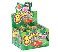 Chicles Bubbaloo con Relleno Líquido - Caja de 60 Unidades | Sabores Tutti Frutti, Fresa y Sandía | Chicles Hinchables con Centro Líquido (Paquete 60 unidades, Sandia)