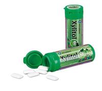 Chicles con Xylitol Sabor Manzana Para Niños - Sin Azúcar, Sin Gluten ni Lactosa | 30 Chicles | Sin Aspartamo ni Sorbitol, Apto para Diabéticos