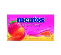 Chicles Mentos | Aqua Kiss Fresa Mandarina | Mentos Gum | 20 Pack | 520 Gram Total
