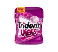 Chicles Sin Azúcar 70,2 g - Estuche 6 Botes Sabor Frambuesa, Textura Suave con Capa Crujiente, Ideal para Llevar y Disfrutar en Cualquier Momento