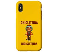 Chicleteira Bicicleteira Brainrot - Bicicleta Bubblegum Machin Carcasa para iPhone X/XS