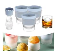 Chiclify Molde para hacer bolas de hielo, Chiclify Ice Ball - Molde para hacer bolas de hielo Chiclify de 2.5 pulgadas, esfera de hielo, resistente a fugas, apilable, silicona de grado alimenticio
