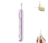 Chiclify Needle Threader, Automatic Needle Threaders For Hand Sewing, Quick Sewing Machine Loop Needle Threaders, Stretchable Remover Needle Threading Tool (1pcs Purple)