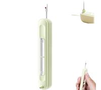 Chiclify Needle Threader, Automatic Needle Threaders For Hand Sewing, Quick Sewing Machine Loop Needle Threaders, Stretchable Remover Needle Threading Tool (1pcs Green)