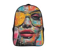 chico chica mochila de viaje arte callejero alta capacidad 3d impreso mochila cabeza con bolsillos grandes mochilas impresos 2 compartimento-16,para adolescente regalo de la temporada escolar