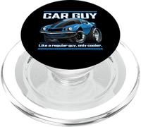 Chico De Coche Divertido como Un Hombre Regular Solo Caricatura De Coche Más Fresco PopSockets PopGrip para MagSafe