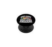 Chico Divertido Que ama a los Dinosaurios Diciendo sarcástico PopSockets PopGrip Adhesivo