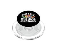 Chico Divertido Que ama a los Dinosaurios Diciendo sarcástico PopSockets PopGrip para MagSafe