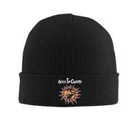 Chico Femenino Alice In Chains Dirt Band con el Logo Sombreros Gorros de Punta de Moda Gorros Deportivos de Primavera Sombreros elásticos de Gorra de Gorro elástico