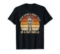 Chico Inteligente o Pedo Que huele a Rana, Divertido Vaquero Camiseta