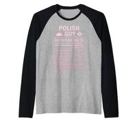 Chico Polaco Divertido con raíces polacas Camiseta Manga Raglan