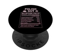 Chico Polaco Divertido con raíces polacas PopSockets PopGrip Adhesivo