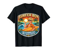 Chico Surfista como un Chico Normal, Solo Que más Guay surfeando niños Divertidos Camiseta