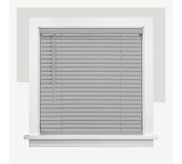 CHICOLOGY Persianas para Ventanas, Mini persianas, persianas de Puerta, persianas y persianas, persianas para caravanas, persianas horizontales para Ventanas, Color Gris Brillante, 36 Pulgadas de