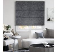 CHICOLOGY Persianas Romanas para Ventanas, persianas Romanas para Ventanas, tratamientos de Ventana, persianas de Ventana para el hogar, persiana de Ventana de poliéster, Guijarro Lexington (Opaca),