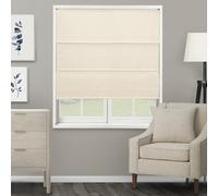 CHICOLOGY Persianas Romanas para Ventanas, tratamientos de Ventana, persianas de Ventana para el hogar, persiana de Ventana, Color Crema Ridgewood (privacidad y Filtro de luz), 31 Pulgadas de Ancho x