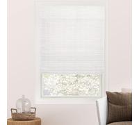 CHICOLOGY Persianas venecianas, persianas Romanas de bambú para Patio, persianas y persianas para Ventana, 36 Pulgadas de Ancho x 64 Pulgadas de Alto, Nieve