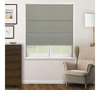 CHICOLOGY Roman Shades for Windows, Roman Window Shades, Roman Shades, Window Treatments, Window Shades for Home, Polyester Window Shade, Ridgewood Sage (Privacy & Light Filtering), 29" W X 72" H