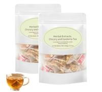 Chicory And Gardenia Tea Bags, Dandelion Tea Bags with Chicory Root & Cassia, Decaf Individually Wrapped, Herbal Chicory Drink for Daily Balance (2pc)