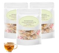 Chicory And Gardenia Tea Bags, Dandelion Tea Bags with Chicory Root & Cassia, Decaf Individually Wrapped, Herbal Chicory Drink for Daily Balance (3pc)