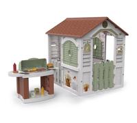 Chicos - Casita + Barbacoa Infantil Exterior con 19 Accesorios | Montaje y desmontaje Sencillo y rápido | A Partir de 2 años (89705)