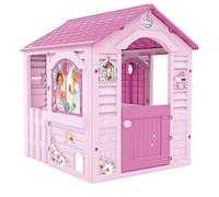 Chicos - Casita Infantil Exterior Pink Princess | Casa Infantil Apta para Interior y Exterior | Incluye Adhesivos para decorarla, Fabricada en plástico Resistente y Duradero | Rosa (89613)