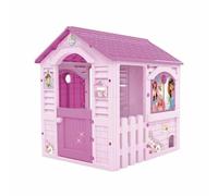 Chicos - Casita Infantil Exterior Pink Princess | Casa Infantil Apta para Interior y Exterior | Incluye Adhesivos para decorarla, Fabricada en plástico Resistente y Duradero | Rosa (89613)