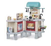 Chicos - Cocina Juguete Infantil 2en1 | Kitchen Plus | Sistema fotocromático de Efecto Real de cocción, Luces y Sonido | Transformable en Barbacoa y fácil Montaje. Ideal niños 3 4 5 años (85114)