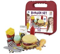 Chicos - Maletín Burger. Incluye 15 Accesorios de Juguete para Preparar y cocinar ricas hamburgesas niños de 3 4 5 años (87104)