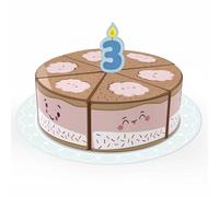 Chicos - My First Stem Happy Birthday | Regalo Ideal para cumpleaños | Incluye 1 magnífica Tarta y 28 Accesorios | A Partir de 3 años (83021)