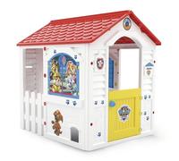 Chicos - Patrulla Canina Casita Infantil para Interior/Exterior | Plástico Resistente y Duradero | Montaje/desmontaje Sencillo y rápido | Color Blanco con tejado Rojo (89526)