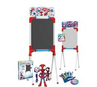 Chicos Pizarra infantil Spidey 2 en 1 – Incluye rotulador, tizas y borrador – 3+ (53033)