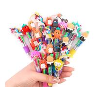 Chicpant 30 Bâtons Mini Stylo 4 Couleurs Enfant Stylos à Bille Rétractable 4 en 1 Mini Cadeau Anniversaire Enfants Invités Cadeau Élève Fin d'Année
