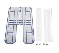 Chidlantu Espejo de alineación de putt de golf, ayuda para entrenamiento de golf con rieles guía, espejo acrílico irrompible para práctica en interiores y exteriores, incluye ranura para