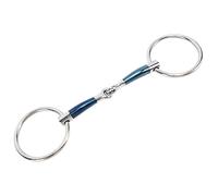 Chidlantu Horse Mouth bit 5.1in 130mm Snaffle bit, Stainless Steel Eggbutt bit with Soft Edge, Comfort Stable Horse Accessory for Farm Riding and Training