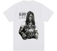 Chief Keef Glory Boyz Hip Hop Vintage t-Shirt Cotton Men T Shirt White S