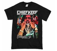 Chief Keef Graphic tee Moda Hombres Mujeres T-Shirt Algodón Camiseta De Manga Corta Top