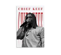 Chief Keef Lienzo Póster Decoración Pintura Sala de Estar Arte de Pared Dormitorio Impresión de Pared Pintura Arte Moderno Hogar Boy Habitación Impresión Pintura Chica Vacaciones Mural 08 x 12