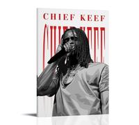 Chief Keef Lienzo Póster Decoración Pintura Sala de Estar Arte de Pared Dormitorio Pintura Arte Impresión de Pared Pintura Moderna Casa Boy Habitación Impresión Pintura Chica Vacaciones Mural 40x60 cm