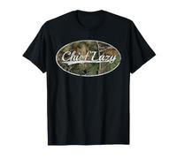 Chief Lazy Camouflage Vintage Throwback Camo Design Camiseta
