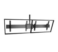 Chief LCM2X1U 2x1Sistema inclinable de fijación al techo para videowall, formato horizontal, negro (40" a 55")