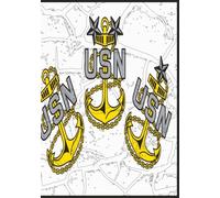 Chief Petty Officer Notebook | 200 Pages | With CPO Creed & Anchor Meaning: Honor the proud traditions of the United States Navy with this thoughtfully designed Chief Petty Officer Notebook.