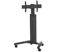 Chief Soporte principal con pie MPAUB Carro móvil con altura regulable y soporte VESA de 200 x 200 a 600 x 400 mm, compatible con pantallas de hasta 55