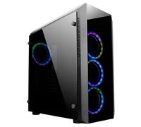 Chieftec Scorpion II Midi-Tower Negro - Caja de ordenador (Midi-Tower, PC, SPCC, Vidrio templado, Negro, ATX,Micro ATX,Mini-ITX, Juego)