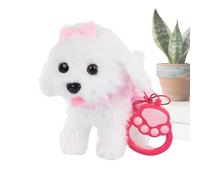 Chien Robotisé - Jouet Chien Qui Marche Et Aboie En Laisse | Peluches Mignonnes | Chiot Jouer À Faire Semblant | Pour, Garçons Et Adolescents | Idéal Pour Les Fêtes, Les Anniversaires,