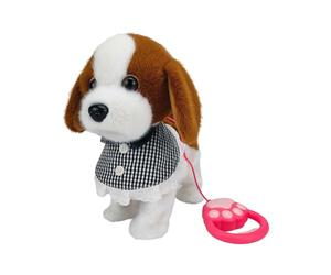 Chien Robotisé - Jouet Chien Qui Marche Et Aboie En Laisse | Peluches Mignonnes | Chiot Jouer À Faire Semblant | Pour, Garçons Et Adolescents | Idéal Pour Les Fêtes, Les Anniversaires,