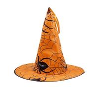 Chieno SpiderWeb - Fashioni de tela, sombrero de cosplay | Sombrero de ropa de una talla única con un único diseño web, decoración para fiestas de vacaciones teatrales Outdoor Courtyard Tree